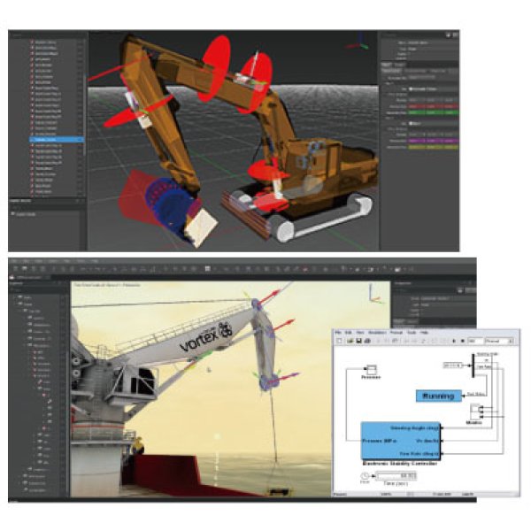 画像1: Vortex-マルチボディダイナミックスシミュレータ (1)